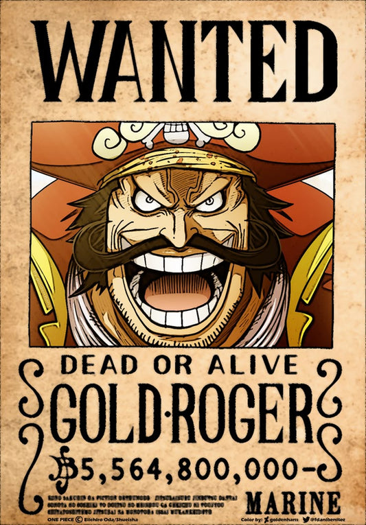 One Piece Wanted Poster Cards (Double-Sided | 2.5x3.5”)